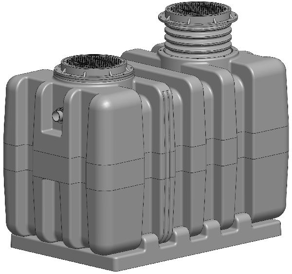 SUPER1250 SUPERMAX® GRAVITY GREASE INTERCEPTOR 1250 GALLONS LIQUID