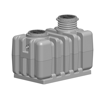 Plastic Grease Trap 50 Lbs 25 Gpm