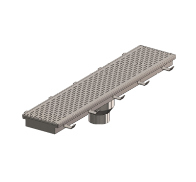 R1200 Pr Large Promenade Deck Drain Mifab